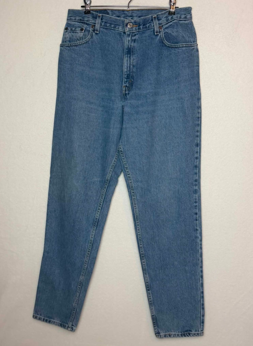 Vintage Levi's 550 Relaxed Fit Tapered Leg Denim Jeans Size 14 MIS L High Waist